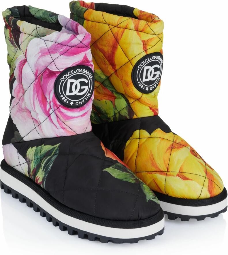 Dolce & Gabbana Flowers Snow Boots - Foto 3