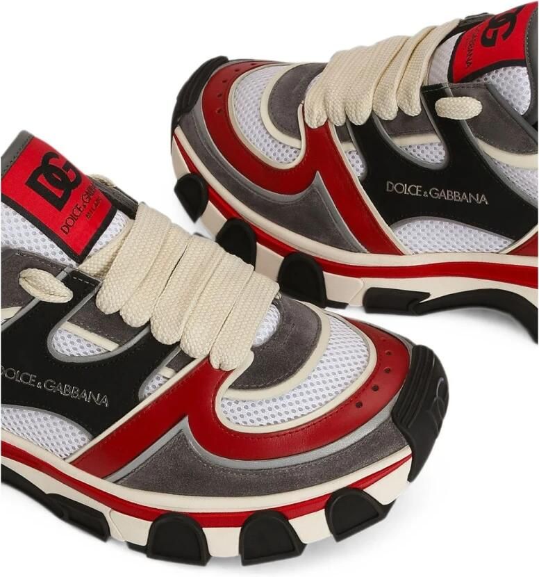 Dolce & Gabbana Lage Sneakers met Mesh-details - Foto 2