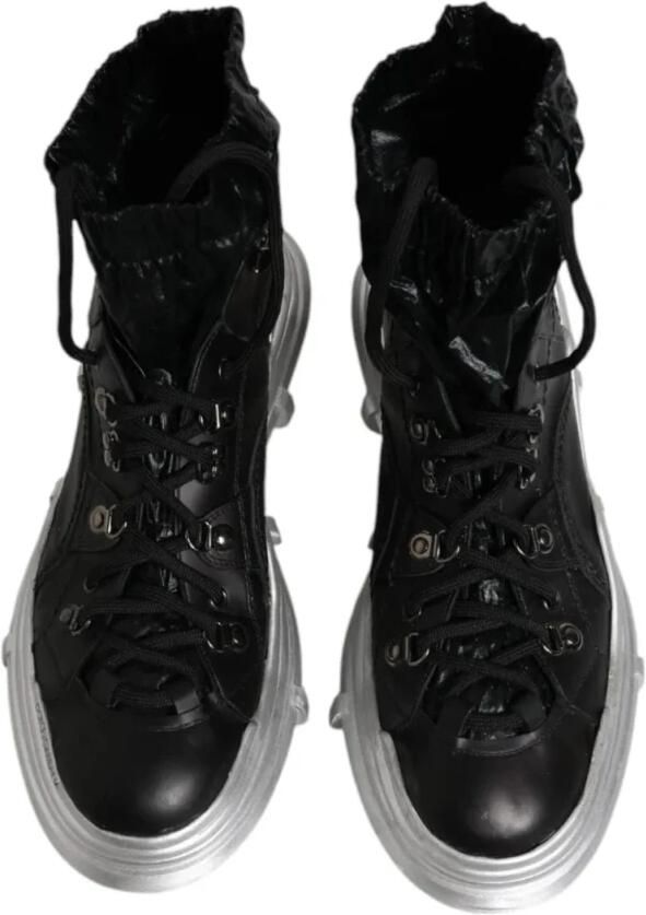 Dolce & Gabbana Lamsleer en Nylon Enkelboot - Foto 2