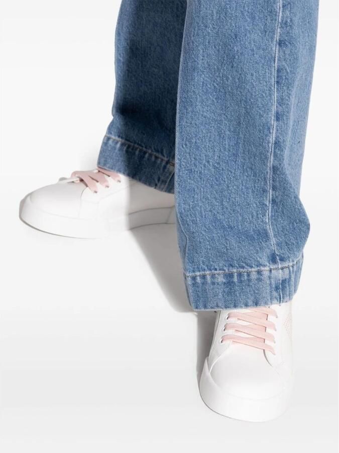 Dolce & Gabbana Leather Sneakers with DG Logo Detail - Foto 2