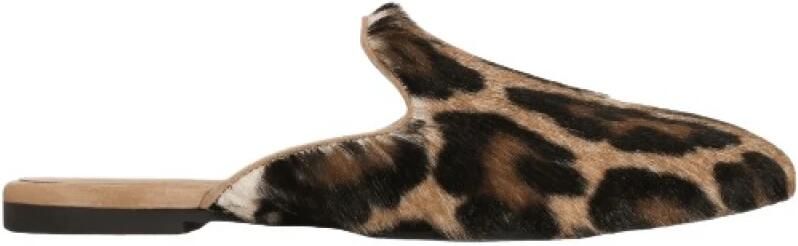 Dolce & Gabbana Leo Kid Leather Mules