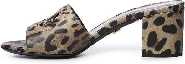 Dolce & Gabbana Leo-print Kalfsleren Mules - Foto 7