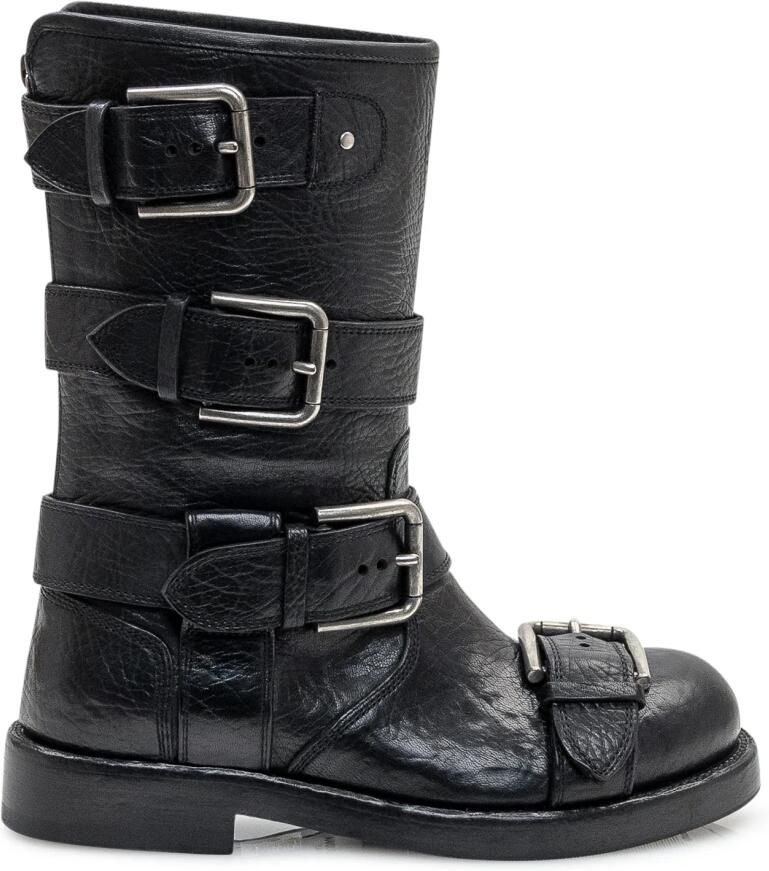 Dolce & Gabbana Leren Bikerlaarzen