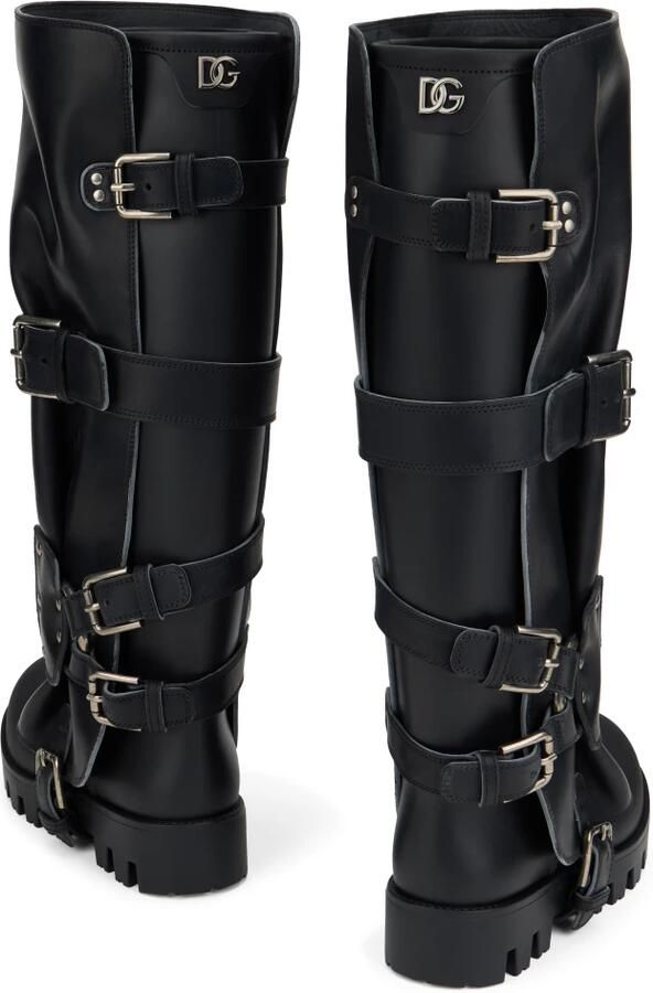 Dolce & Gabbana Leren Bikerlaarzen - Foto 2