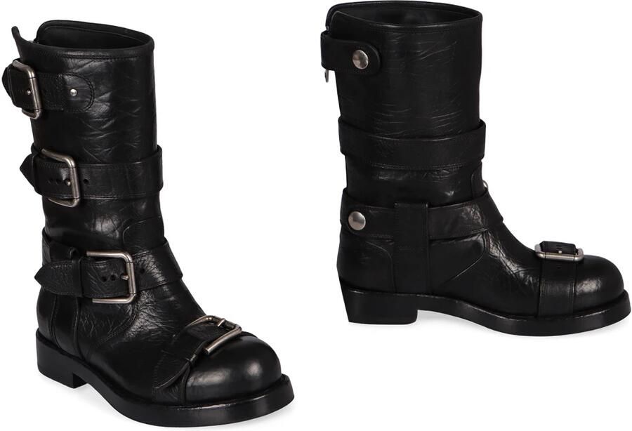 Dolce & Gabbana Leren Bikerlaarzen - Foto 3