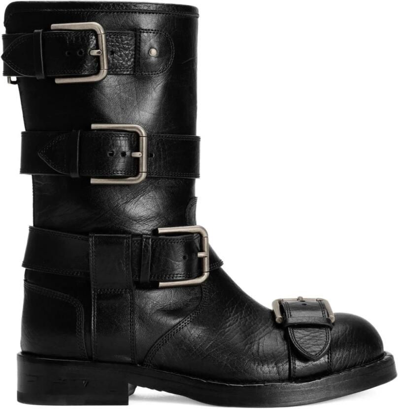Dolce & Gabbana Horse Leather Ankle Boots