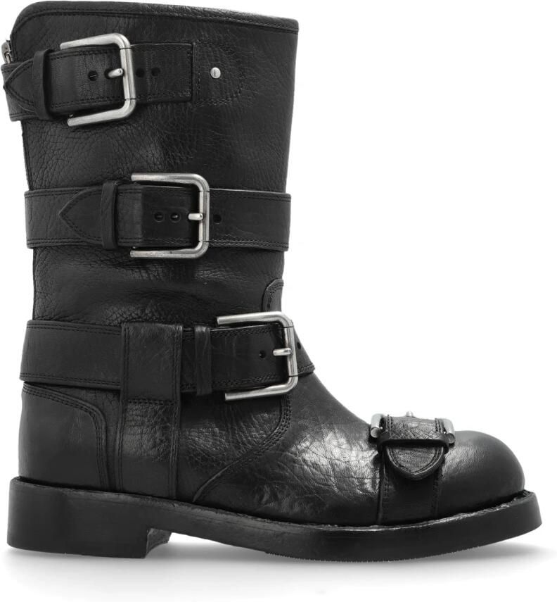 Dolce & Gabbana Leren enkelboots