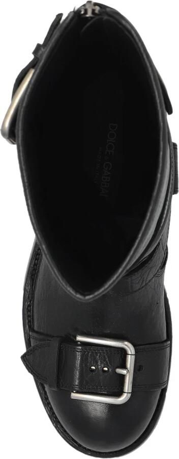 Dolce & Gabbana Leren enkelboots - Foto 2