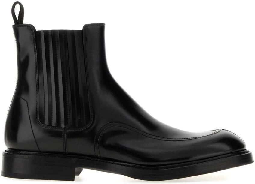 Dolce & Gabbana Leren enkellaarzen
