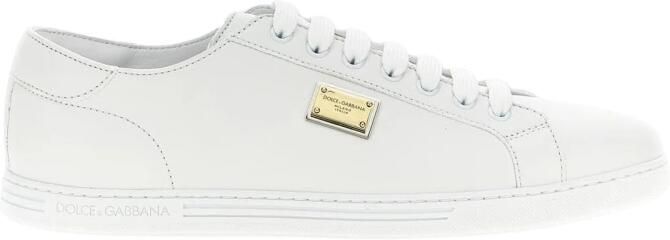 Dolce & Gabbana Leren Lage Sneakers