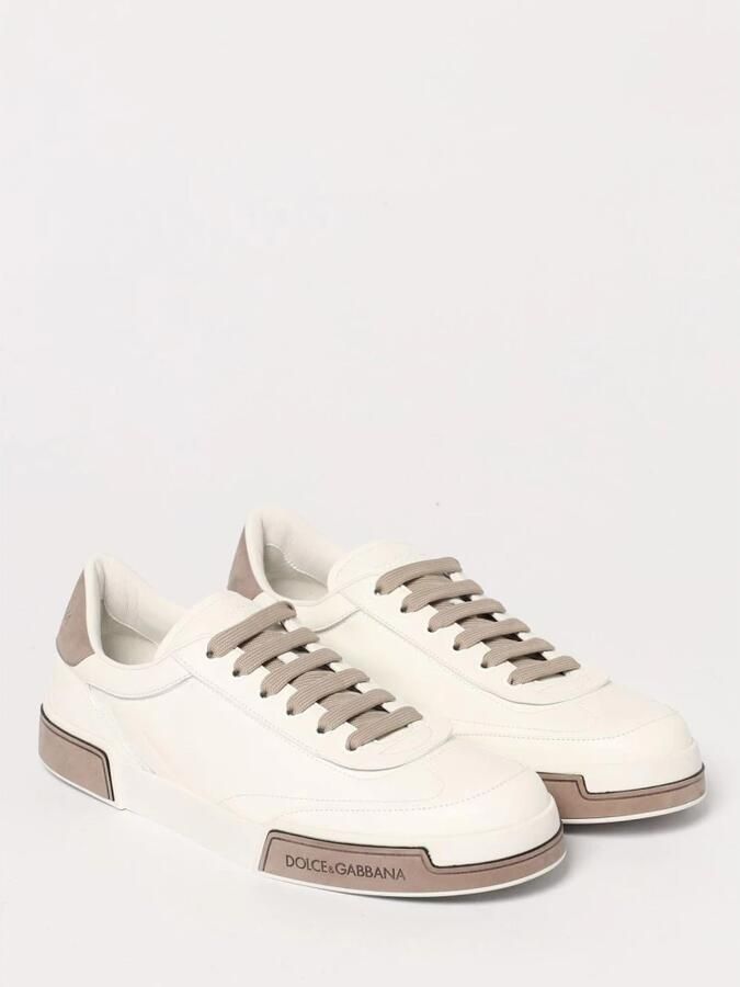 Dolce & Gabbana Portofino Yatch Sneakers Wit Duif Grijs White Heren
