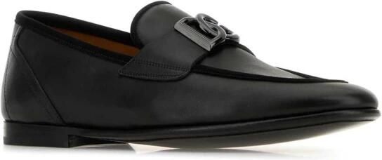 Dolce & Gabbana Leren loafers met embleem