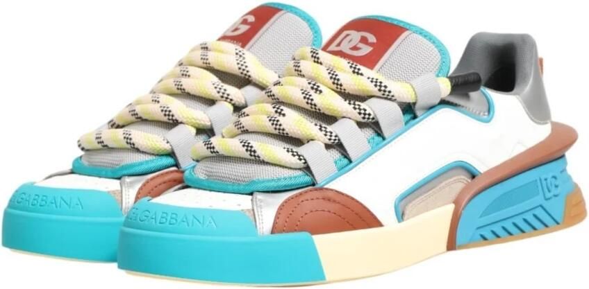 Dolce & Gabbana Leren Low Top Sneakers - Foto 2