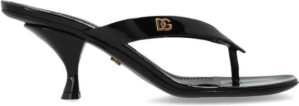 Dolce & Gabbana Leren Mules met Hak