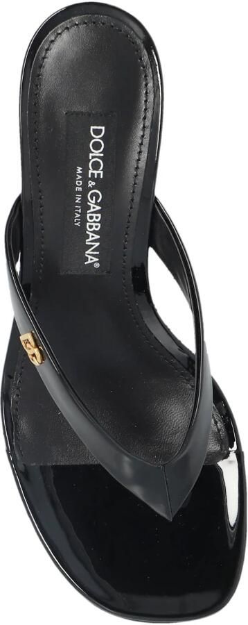Dolce & Gabbana Leren Mules met Hak - Foto 4