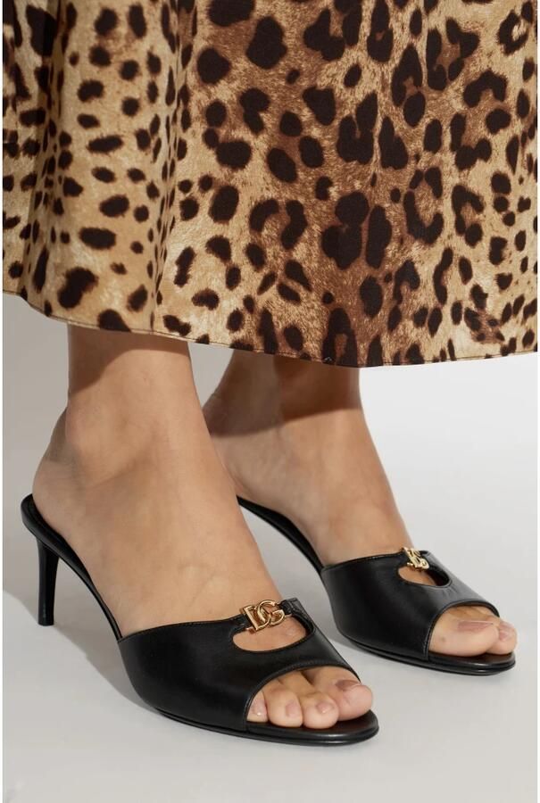 Dolce & Gabbana Leren Mules met Hak - Foto 2