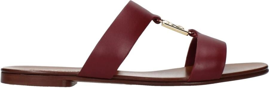 Dolce & Gabbana Leren slippers