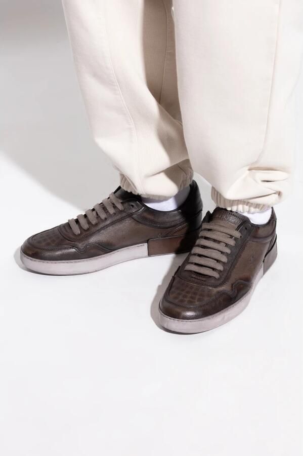 Dolce & Gabbana Leren sportschoenen met vintage-effect - Foto 2