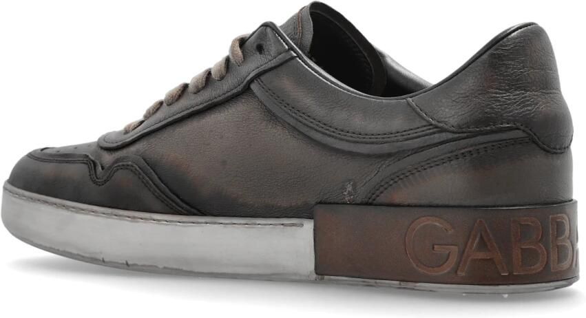 Dolce & Gabbana Leren sportschoenen met vintage-effect - Foto 4