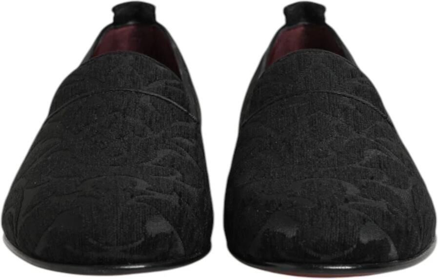 Dolce & Gabbana Jacquard Flats Slippers Loafers Shoes - Foto 2