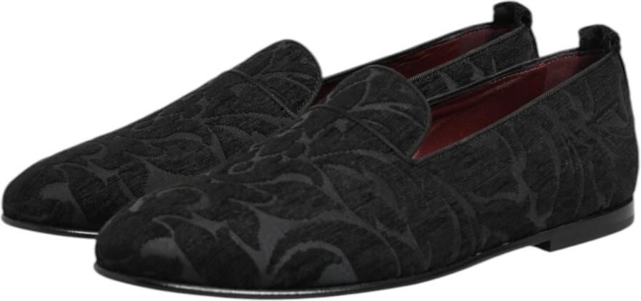 Dolce & Gabbana Jacquard Flats Slippers Loafers Shoes - Foto 3