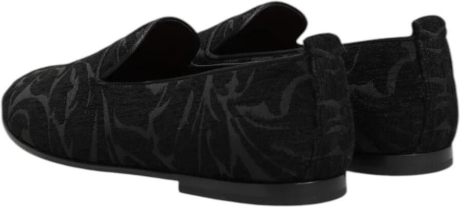 Dolce & Gabbana Jacquard Flats Slippers Loafers Shoes - Foto 4