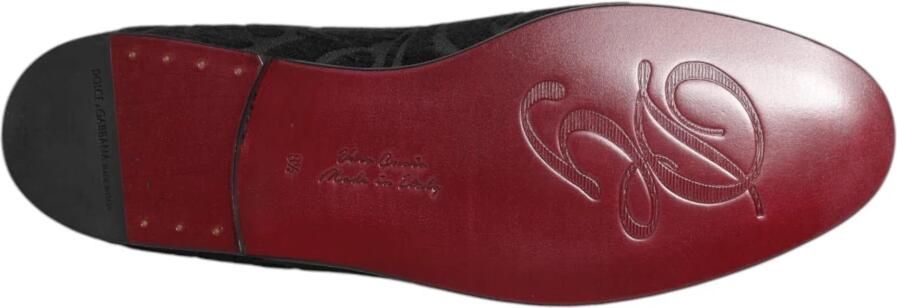 Dolce & Gabbana Jacquard Flats Slippers Loafers Shoes - Foto 5