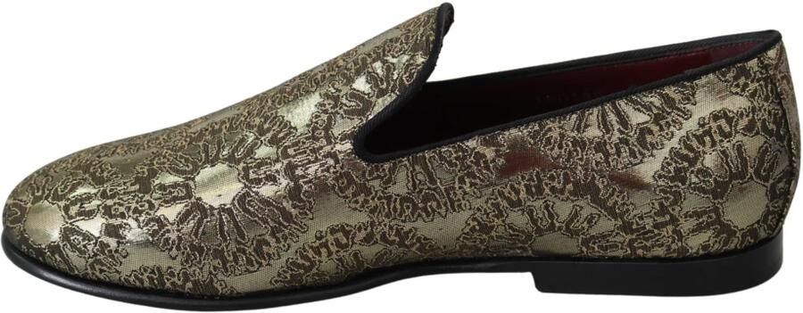 Dolce & Gabbana Nieuwe Heren Loafers Slides Dress Schoenen Yellow Heren - Foto 2