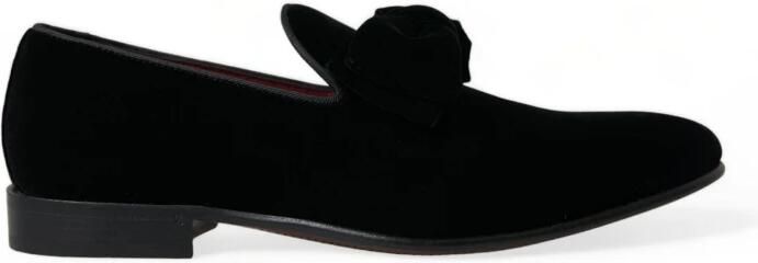 Dolce & Gabbana Luxe Velvet Loafers Heren Elegante Schoenen
