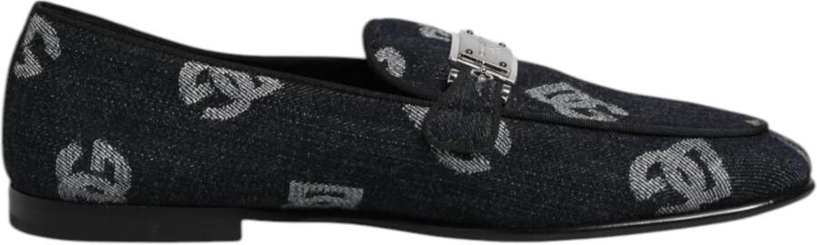 Dolce & Gabbana Zwarte katoenen loafers jurkschoenen Black Heren - Foto 3