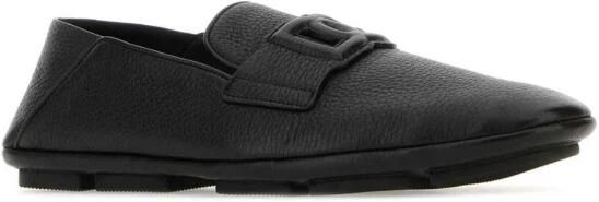Dolce & Gabbana Loafers van leer met textuur