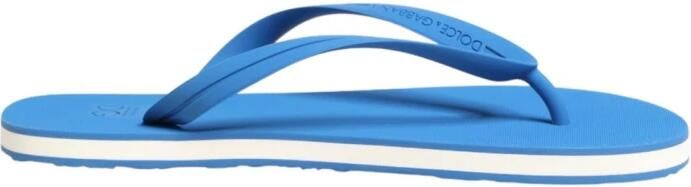 Dolce & Gabbana Logo Beachwear Platte Slipper Schoenen