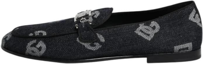 Dolce & Gabbana Logo Katoenen Loafers