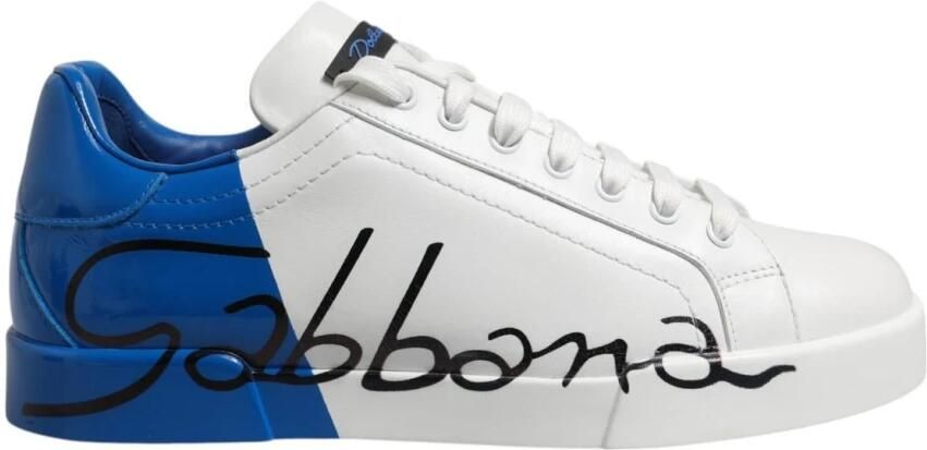 Dolce & Gabbana Logo Lage Sneakers met Rubberen Zool