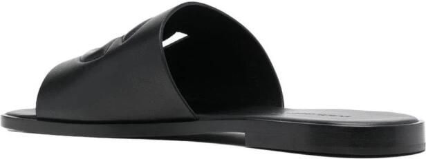 Dolce & Gabbana Logo Leren Slides - Foto 3