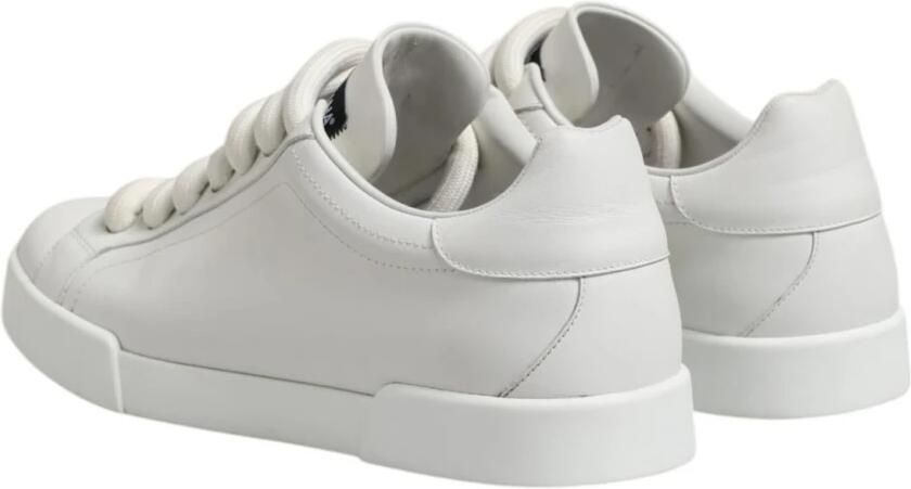 Dolce & Gabbana Logo Sneakers met Veters en Lage Schacht van Leer - Foto 2