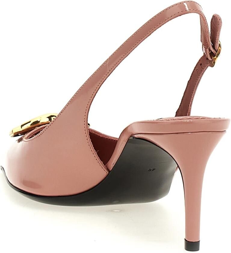 Dolce&Gabbana Hoge hakken 'Lollo' Slingback in roze - Foto 2
