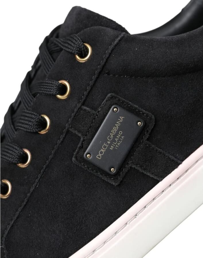 Dolce & Gabbana Preloved Suede LowTop Sneakers Casual Black - Foto 3