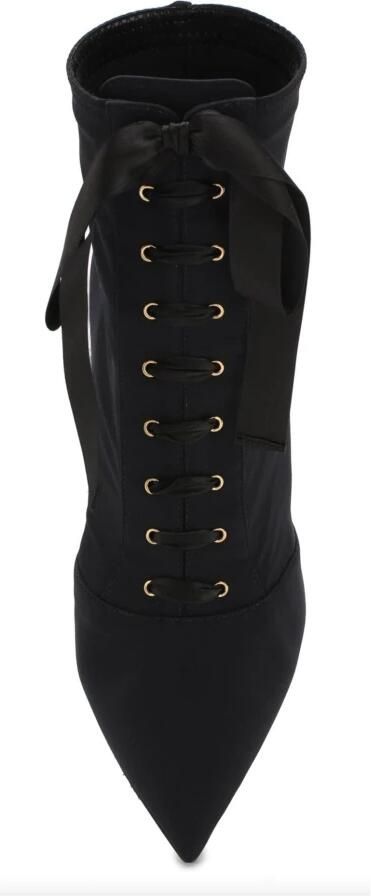 Dolce & Gabbana Prachtige Zwarte Enkellaarzen Ss22 Black Dames - Foto 2