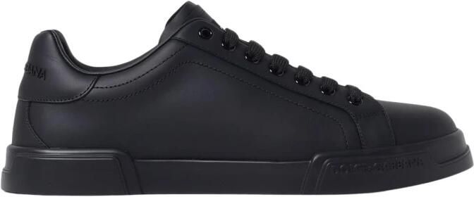 Dolce & Gabbana Low-Top Leren Sneakers