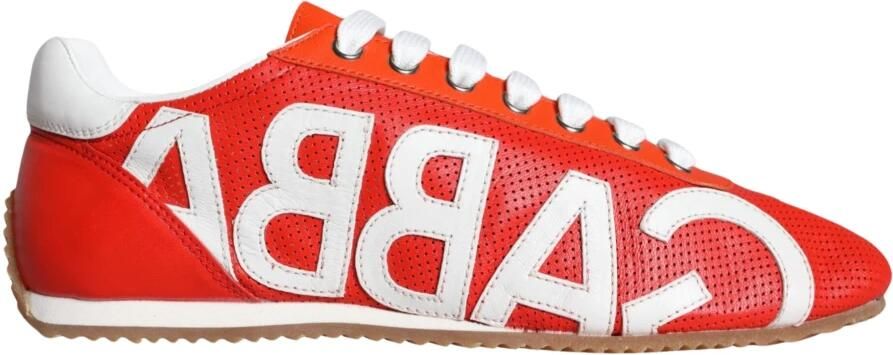 Dolce & Gabbana Multicolor Leren Lage Top Logo Sneakers Multicolor Dames - Foto 2