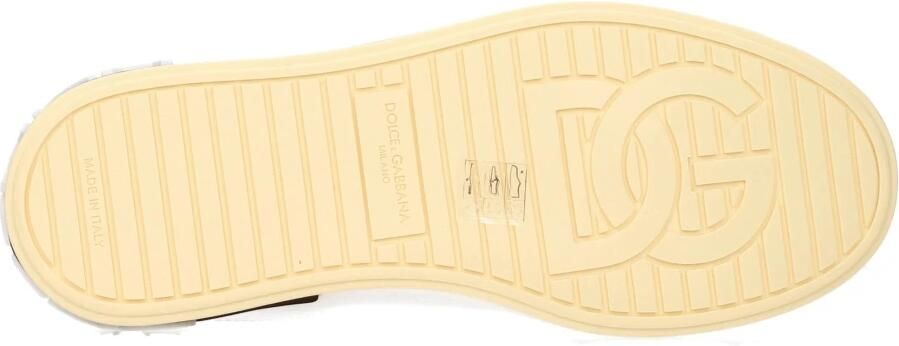 Dolce & Gabbana Portofino sneakers met logo-print White Heren - Foto 4