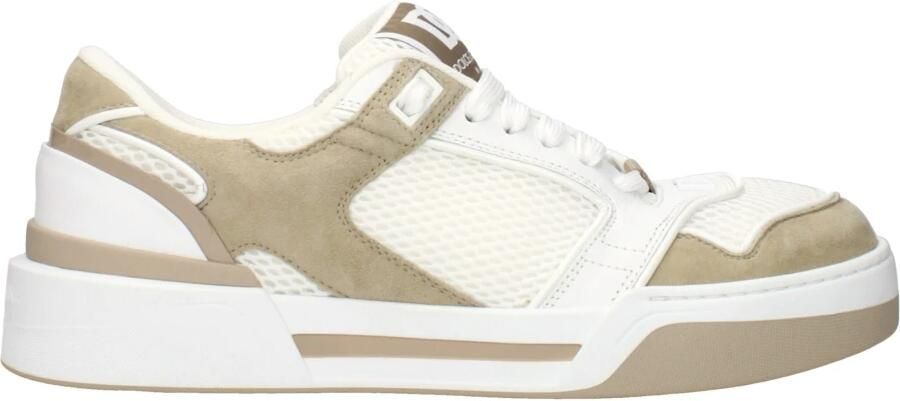 Dolce & Gabbana Witte Mesh Sneakers met Suède Inzetstukken Multicolor Heren - Foto 5