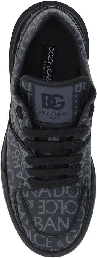 Dolce & Gabbana Zwarte Sneakers Aw22 Leren Rubberen Zool Black Heren - Foto 5