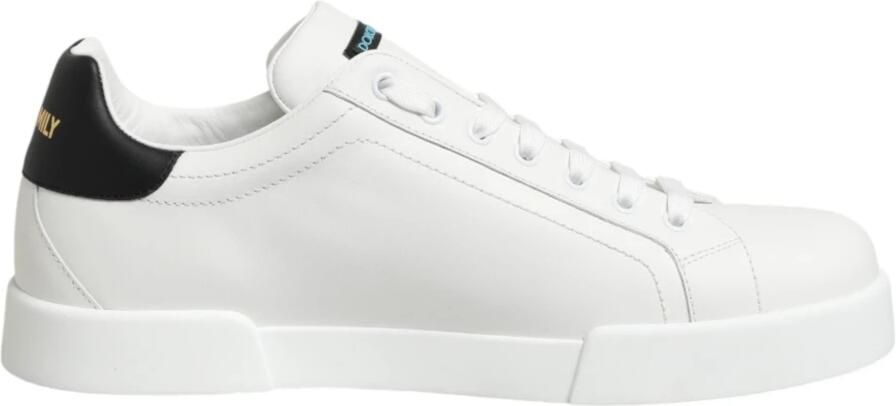 Dolce & Gabbana Wit Rood Portofino Sneakers Schoenen - Foto 3