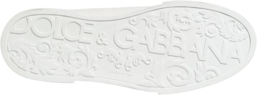 Dolce & Gabbana Wit Rood Portofino Sneakers Schoenen - Foto 4