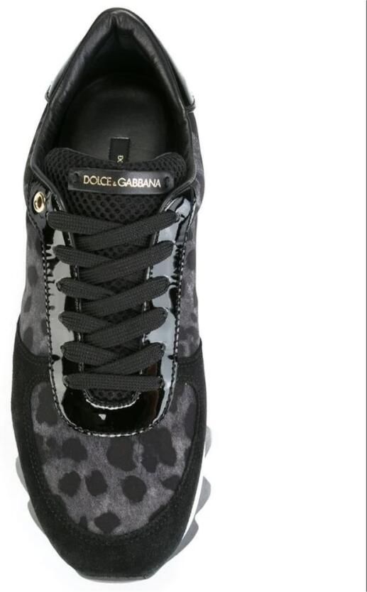 Dolce & Gabbana Leopard Print Sneakers Stijlvol Ontwerp