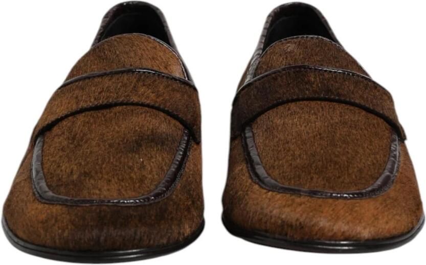 Dolce & Gabbana Luxe Leren Jurk Loafers met Logo - Foto 3