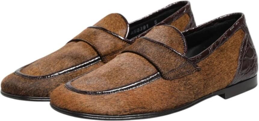 Dolce & Gabbana Luxe Leren Jurk Loafers met Logo - Foto 5