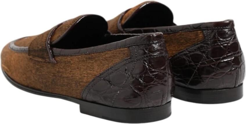 Dolce & Gabbana Luxe Leren Jurk Loafers met Logo - Foto 4